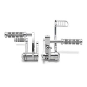 Forward Controls Kit Silver Billet Foot Pegs RSHD-ST84-2[R] RSHD-ST84-2[L] Pair